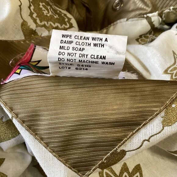 Wippette Vinyl Raincoat Slicker Shiny Gold L - Picture 10 of 13